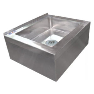 Mop Sink with drain basket