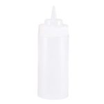 6-PK Squeeze Bottle 16 Oz: Wide Mouth for Sauces